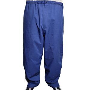 VINTAGE 80s blue gore-tex waterproof golf pants XL‎